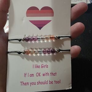 Rainbow Pride Bracelet Set Of 2: Style 3